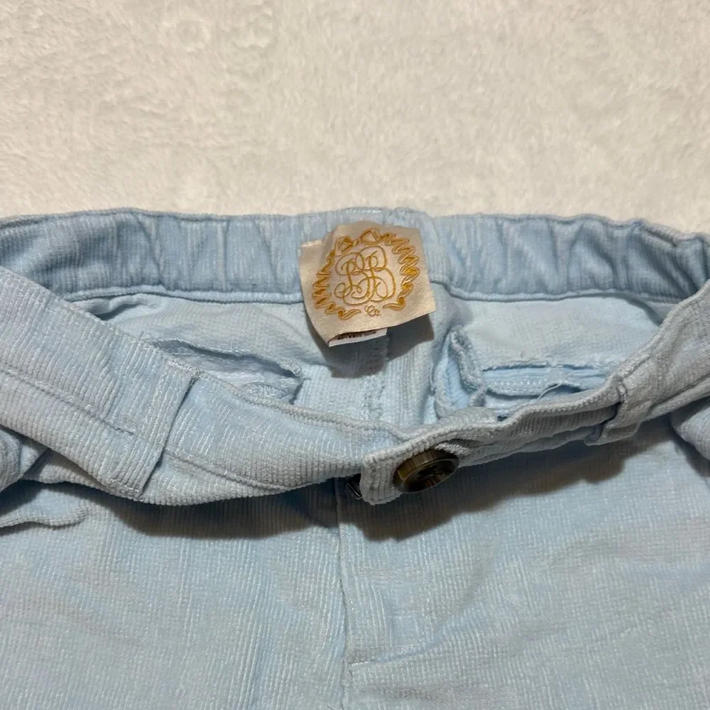 The Beaufort Bonnet Company girls blue cord skinny pant size 7
